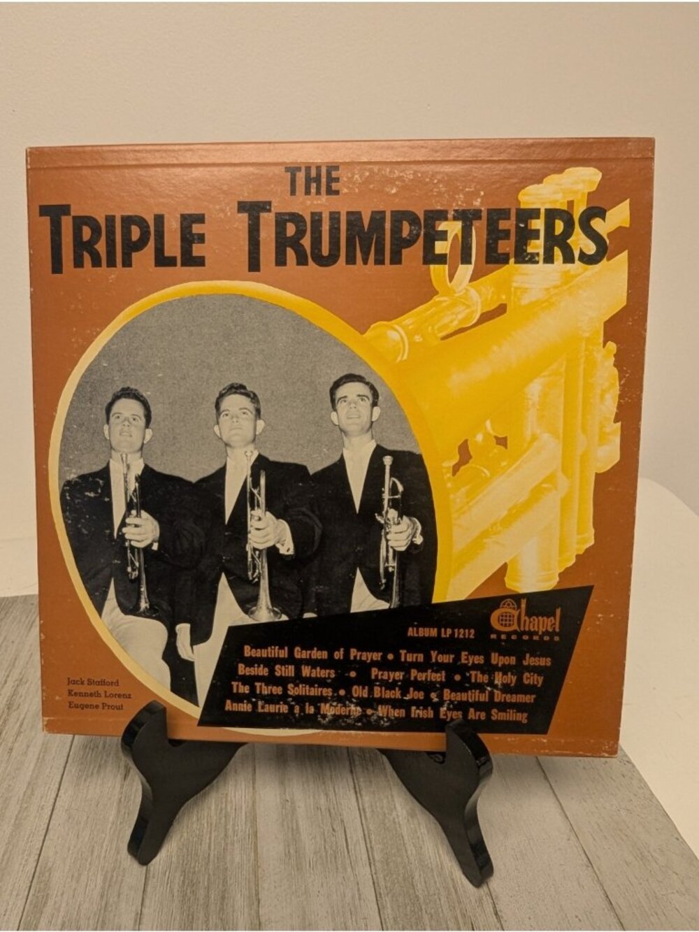 The Triple Trumpeteers - 10" Red Chapel Records CRLP 1212